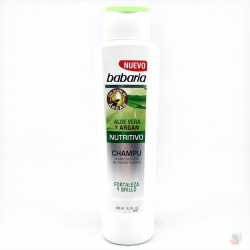 Babaria Champú Nutritivo Aloe Vera Y Argan 400ml